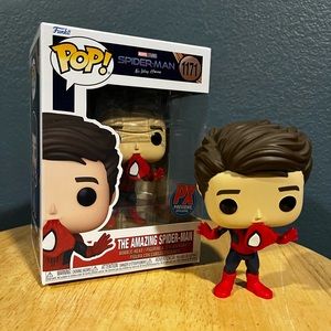Spider-Man No Way Home Unmasked Amazing Spider-Man Funko!
